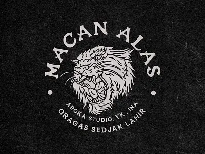 TIGER OF LAND badge badgedesign branding graphic design illustration illustration design logo vector vintagebadge vintageillustration