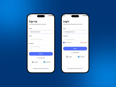Sign-Up Page UI Design figam graphic design mockup ui user interface design