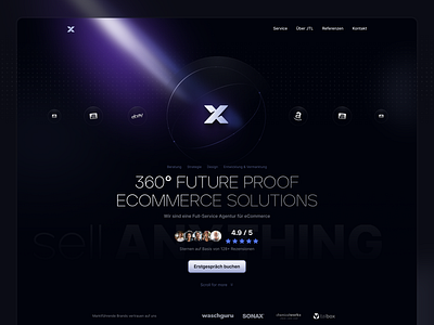 Hero section - ecommerce amazon dark dark mode e commerce ebay ecommerce glass glass design hero hero section home page light linear main page product design web design web site