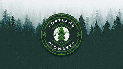 MLB Expansion Portland Pioneers Brand Identity baseball branding graphic design illustration logo mlb pdx portland uniform