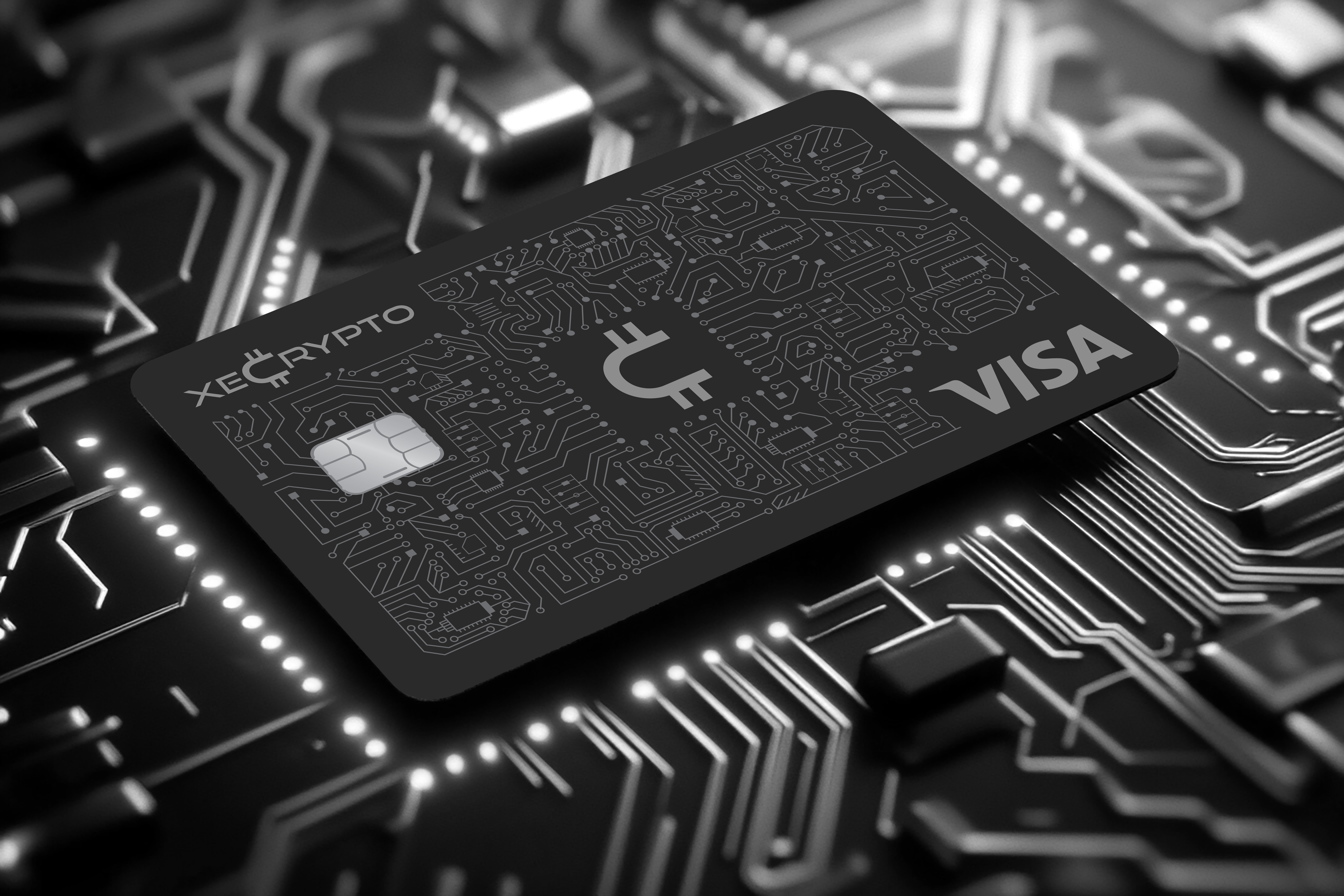 Example of 3D Credit Card Mockup Image Presentation