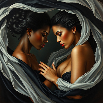 Black & White Desire design digital art illustration