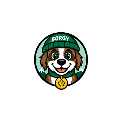 Borgy the Dog – Fun Mascot Logo Illustration freelance designer