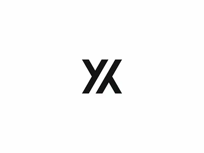 XYZ monogram black design graphic design lettermark logo minimal minimalist monogram simple symbol white x xy xyz y z