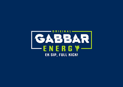 Gabbar Energy – Bold Logo for a Powerful Brand! lightning bolt logo