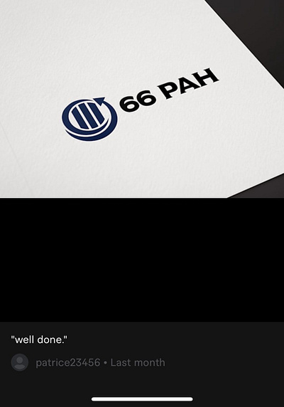 66PAH Minimal Logo animation branding design graphic design illustration logo minimal modern typography ui ux vector