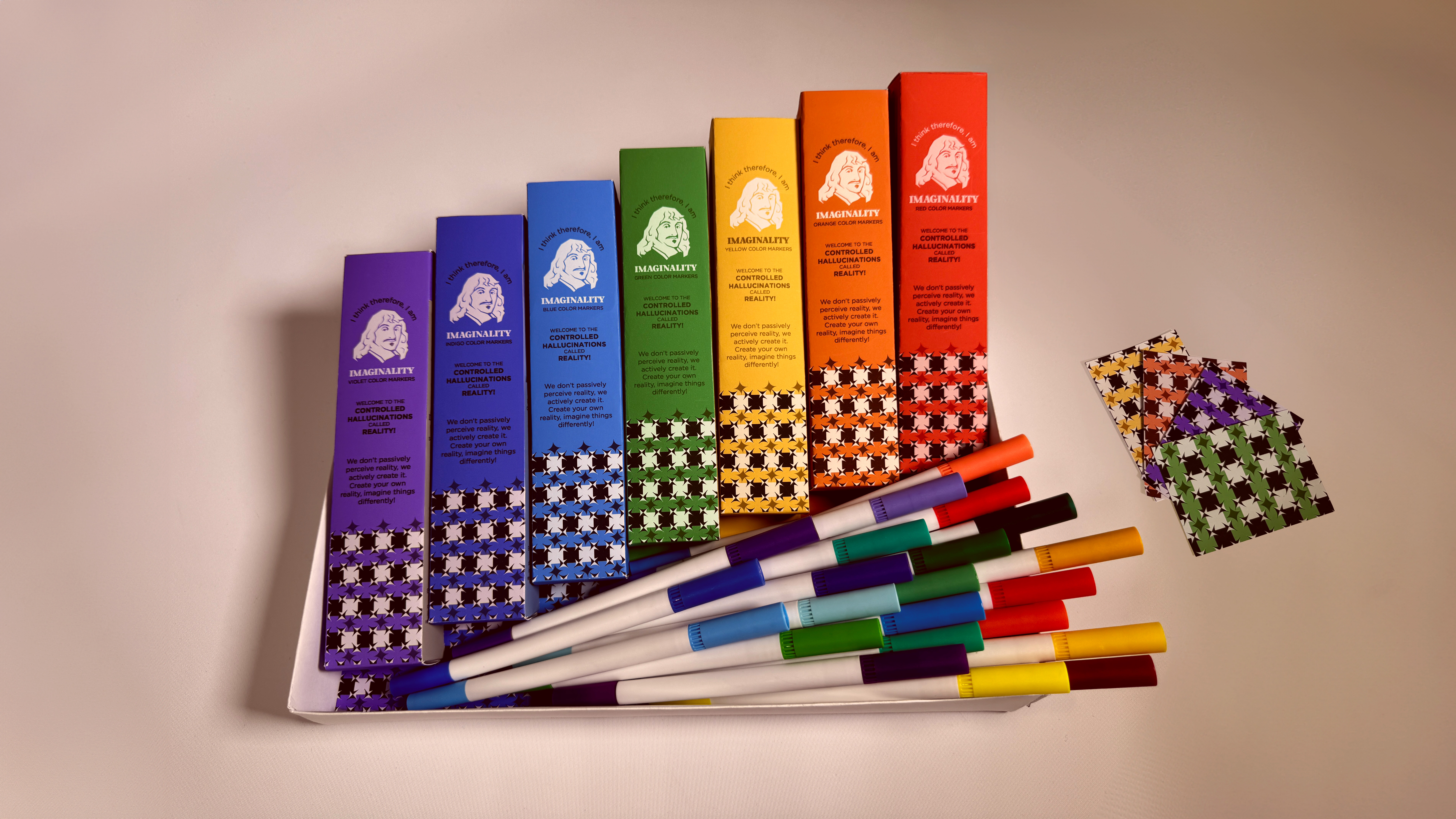 Example of Imaginality | Color Markers set Packaging Design