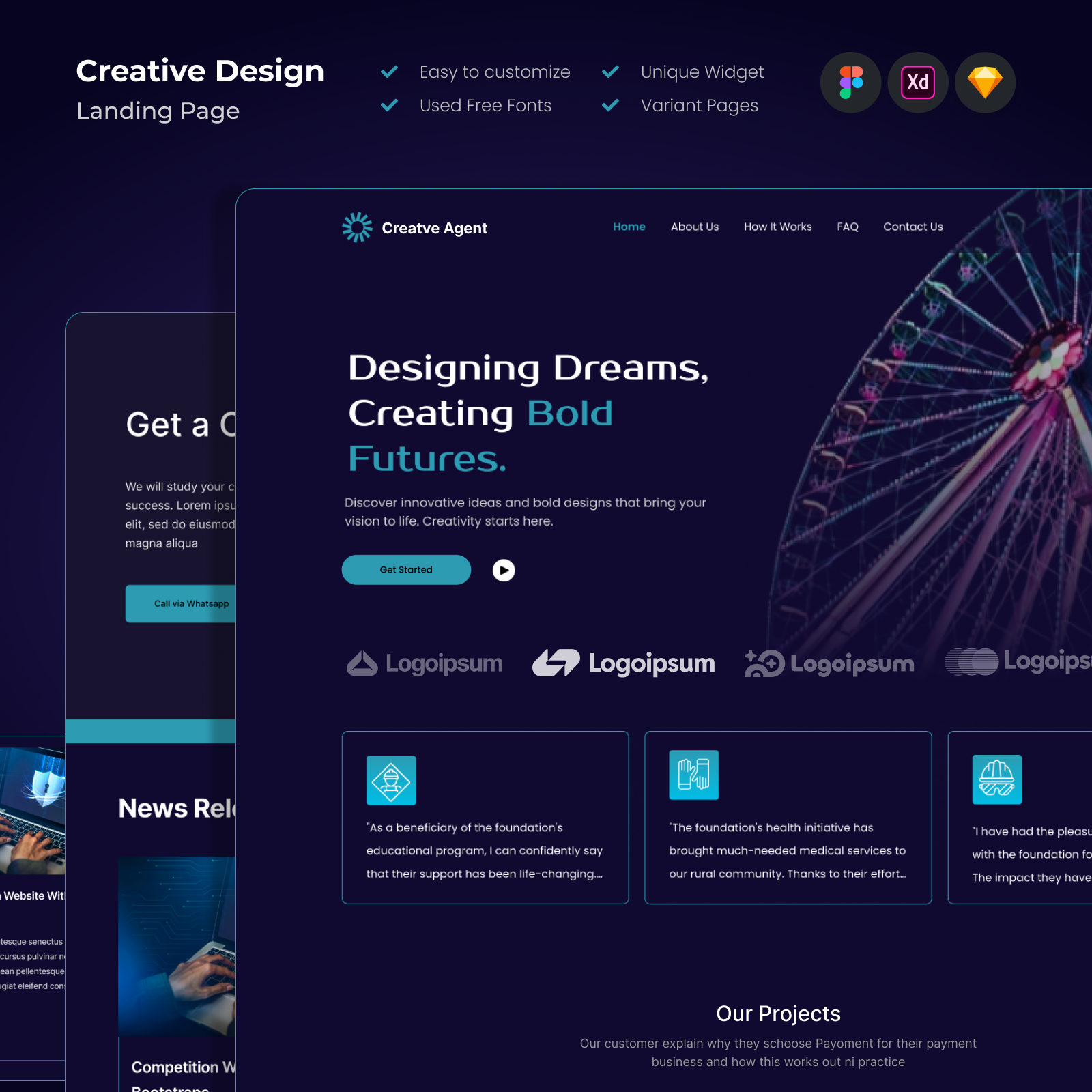 Innovative Creative Design Concepts for Modern Brands branding company design graphic design illustration inspiration logo ui web design webdesign