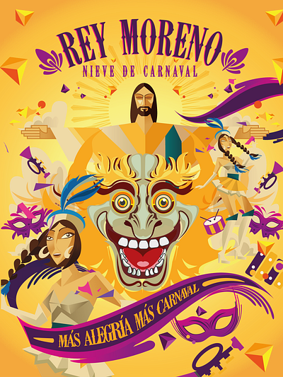 Nieve de Carnaval - Illustration branding design graphic design illustration logo typography vector