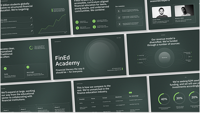 Pitch Deck for AI-Generated Company pitch deck presentation design slide deck