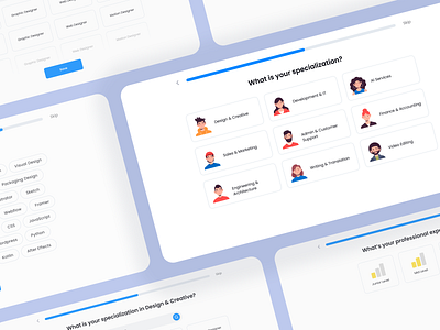Job Portal Website - Onboarding Process job job portal jobplatform jobportal jobwebdesign jobwebsite minimal onboarding remotejob