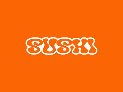 Sushi - Restaurant Logo Design brand identity branding business logo creative logo food chains food logo graphic design letter mark logo logo logo creator logo design logo designer logo type logodesign minimalist logo modern logo restaurant branding restaurant logo sushi typography