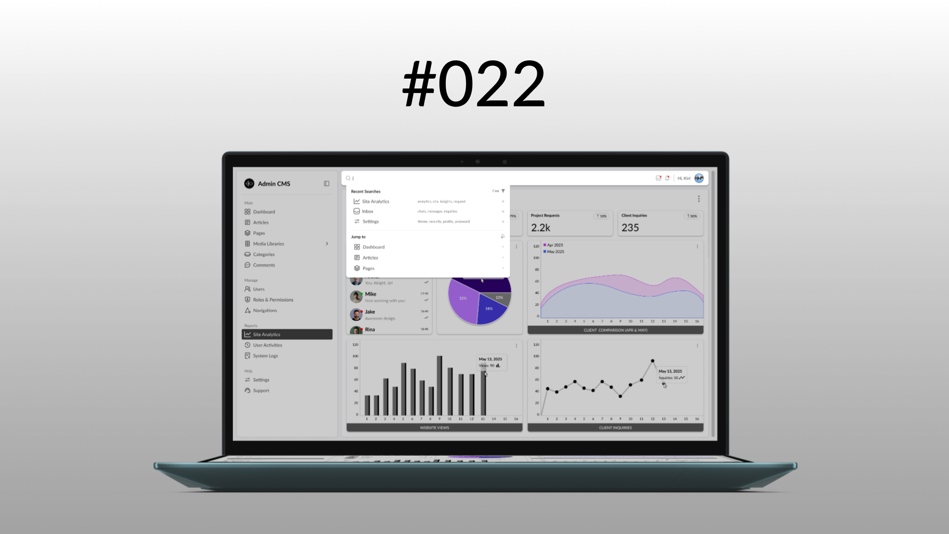 Search #DailyUI #022 #KinWebb design frontend homepage kinwebb minimalist prompt search ui web design