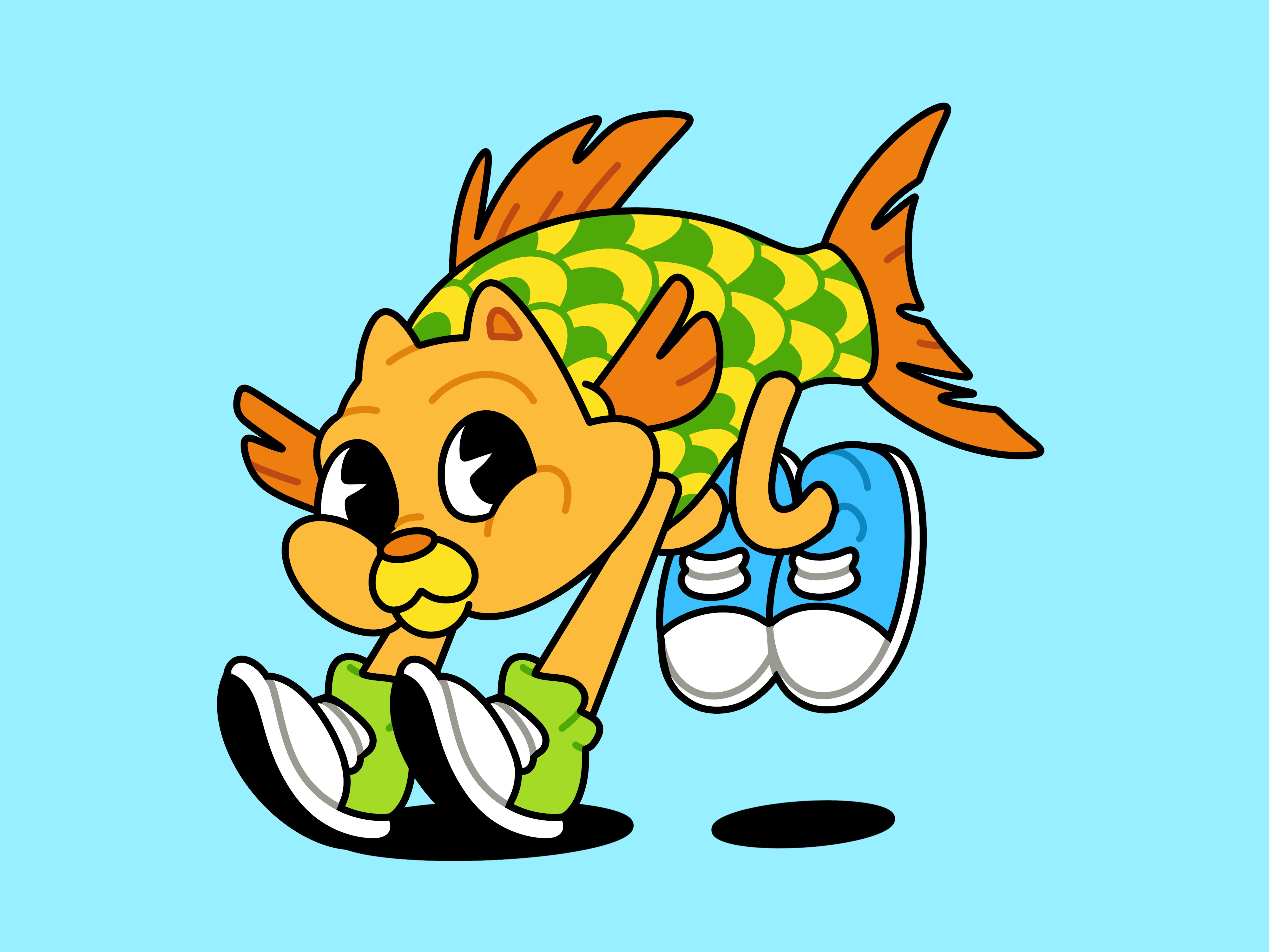 Example of Character Mascot Cartoon