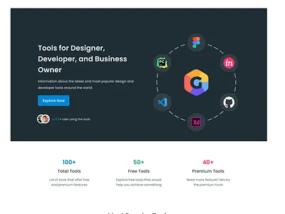 Ultimate Tools for Designers, Developers & Business Owner admindashboard angular clean ui dark ui dashboard design system figma hero section landing page logo mobile app mobile application modern ui react component react.js ui ux web design website uiux
