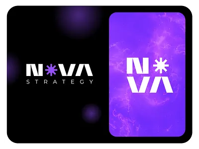 Ova Strategy Logo Design creative logo logo logo design nova space typography logo