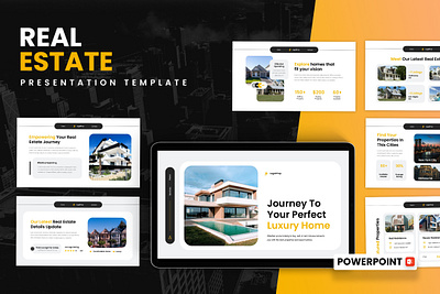 Real Estate Presentation branding design ppt