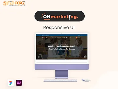 OH Marketing Group branding graphic design ui