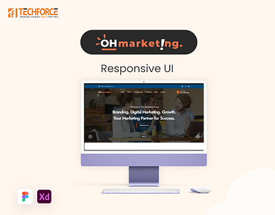 OH Marketing Group branding graphic design ui