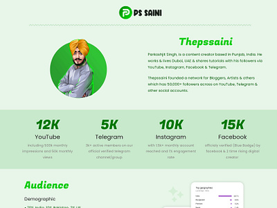 Media Press Kit - Thepssaini banner branding graphic design illustration logo media kit media kit banner motion graphics press kit press kit banner thepssaini ui