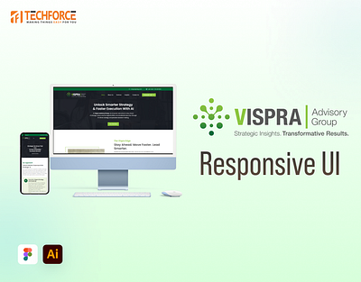 Vispraag - Responsive UI branding graphic design ui