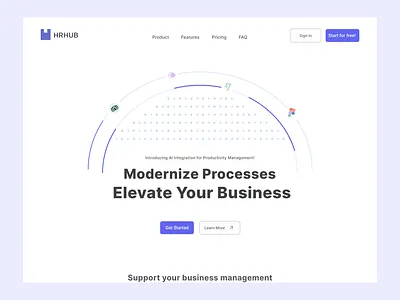 HR HUB Landing Page