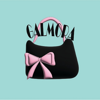 🎀 GALMORA | Logo Design for a Luxe Handbag Brand 3d animation branding graphic design logo ui