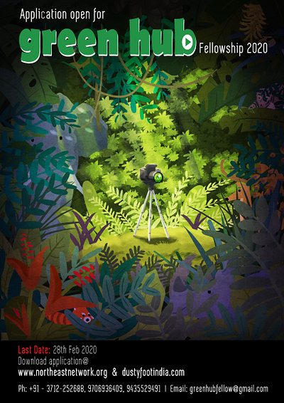 'Green Hub' Poster Design