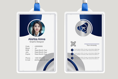 Doble sided ID Card design attractive design business id card design corporate id card design creative design creative id card creative id card design design graphic design id id card id card design id card mockup id card mockup design mockup mockup design professional id card professional id card design unique design unique id card unique id card design