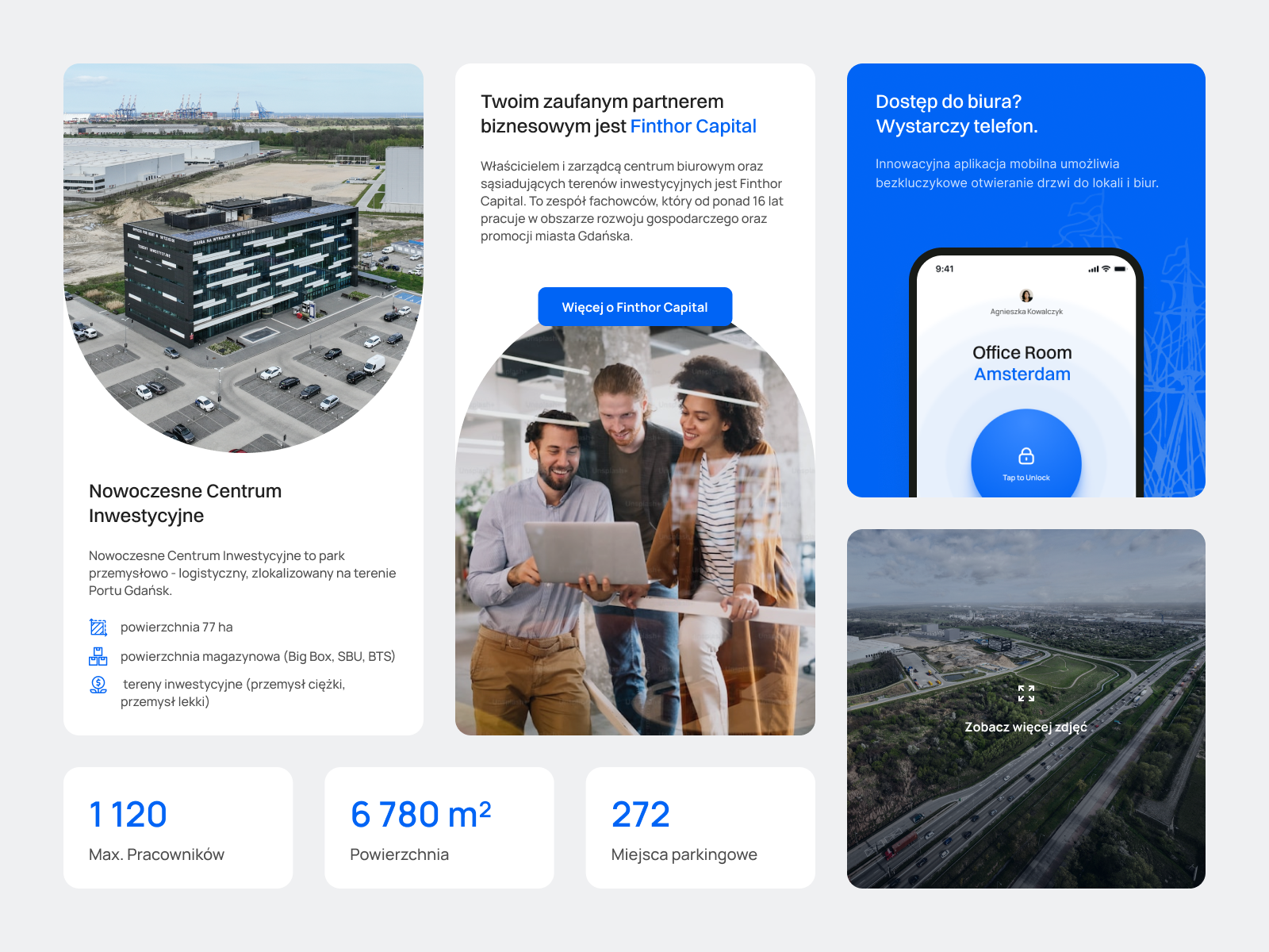 Example of Landing Page Design (Per Page)