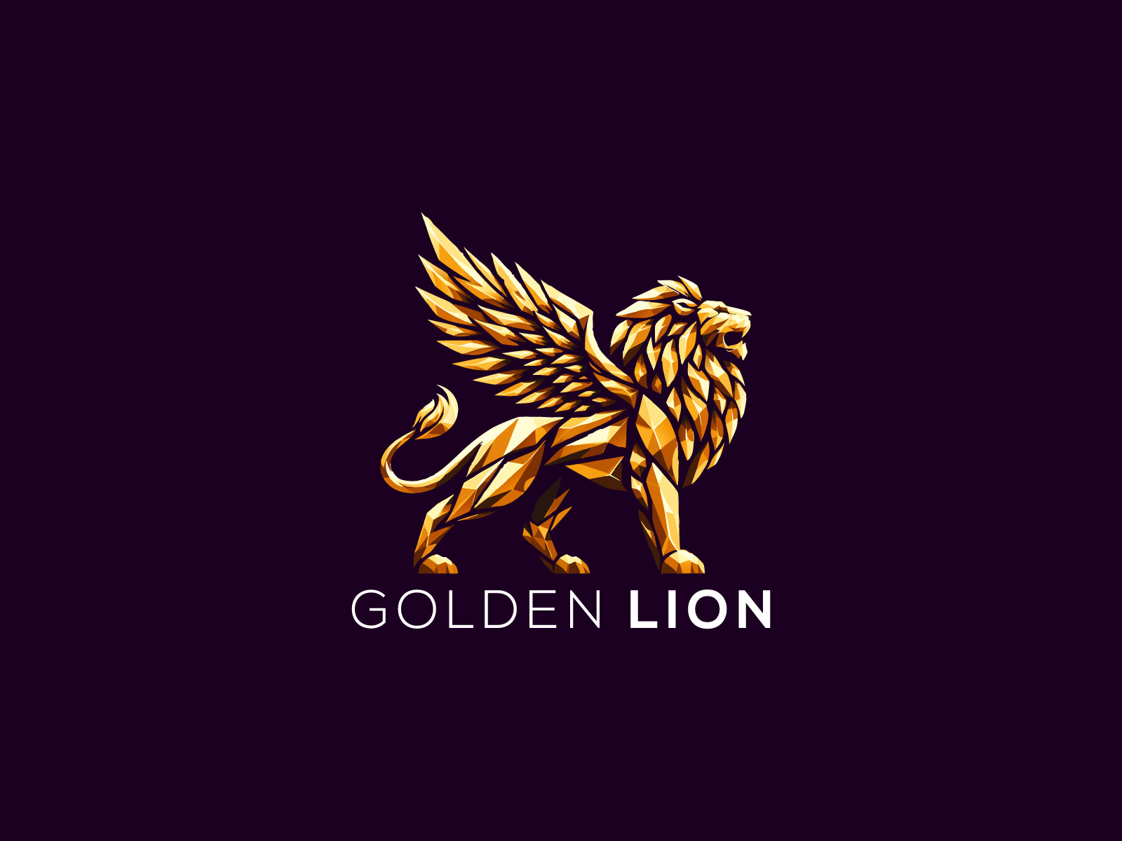 Example of We Design Custom Lion Logo