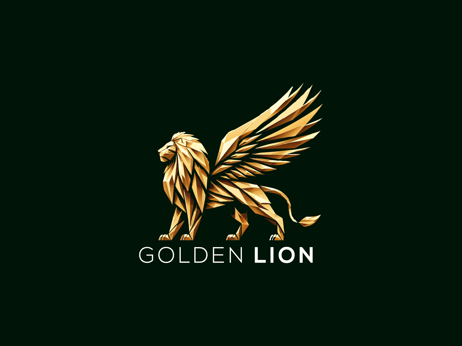 Example of We Design Custom Lion Logo