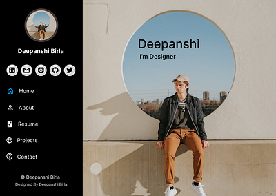 Designer Portfolio – UI, UX & Product Thinking dashboard view designer protfolio portfolio ui ui design web web view