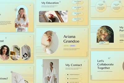 CV Resume Presentation slide