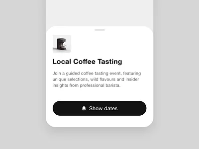 Coffee tasting 3d airbnb blender coffee experience graphic design icons illustration skeuomorphism tasting ui ux