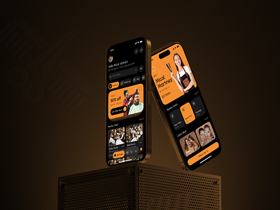 Salon Booking Mobile App Concept app app design barber app design barber booking barber shop booking app haircut mobile app salon salon app salon app design salon app design concept salon booking mobile app