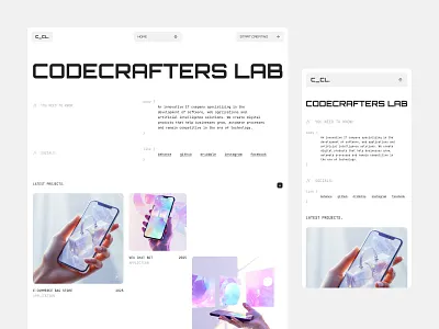 Website Design ai design landing tech ui ux