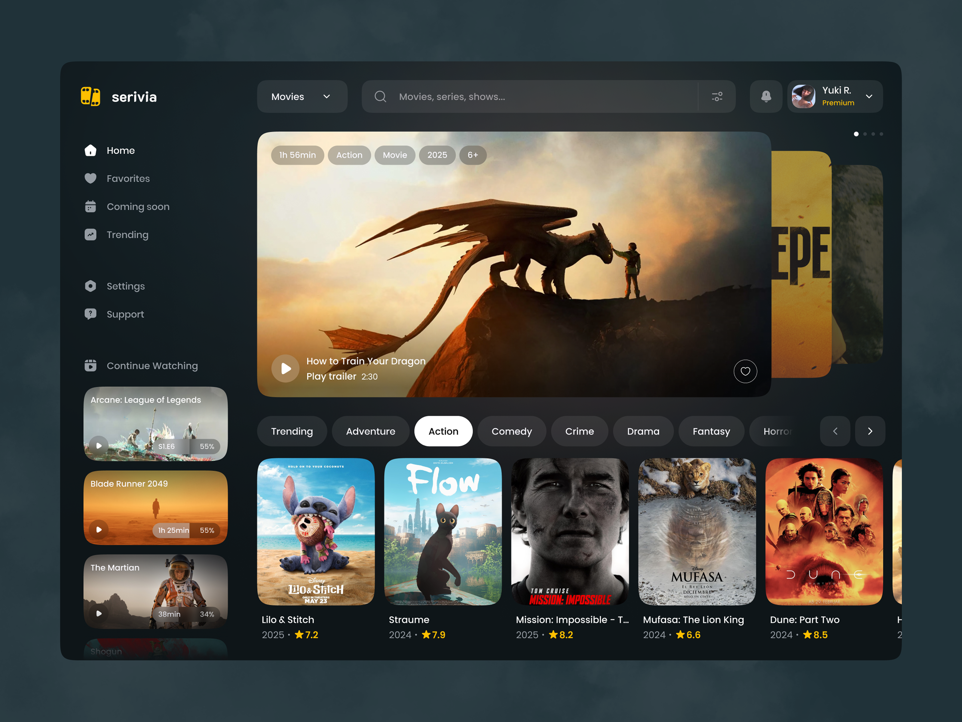 Movie Streaming Platform Web App