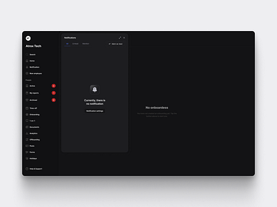 notification-section #01 app dashboard notification saas ui
