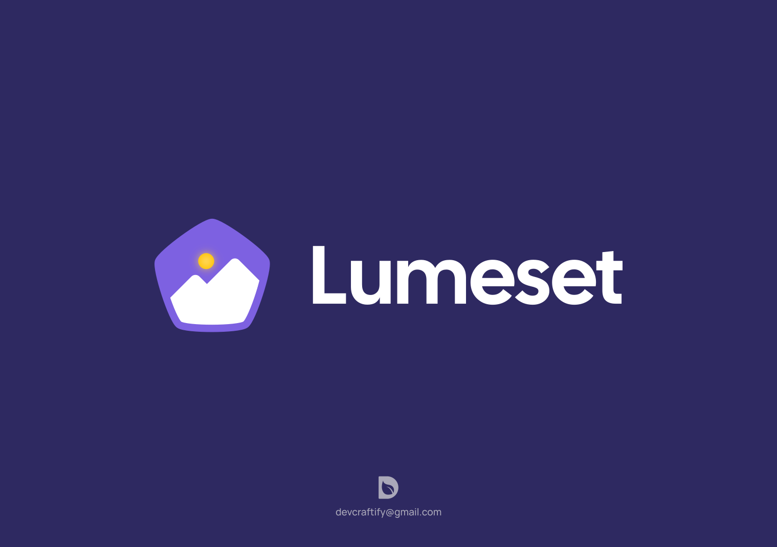 Lumeset – Logo Design for a Visual Discovery App brand branding design graphic design logo lumeset mountain sunset ui