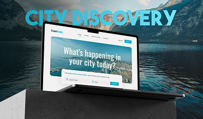 Smart Guide for Locals & Visitors - UI Design design. figma graphic design guide mockup travel travel agency travel web design ui uiux ux webdesign