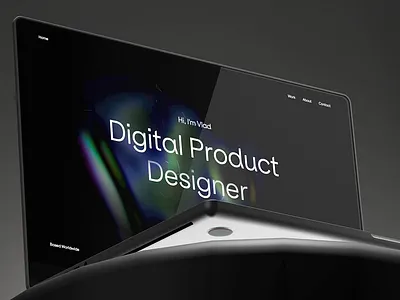 Portfolio Website 3d animation graphic design macbook mockup motion motion graphics ui ux website