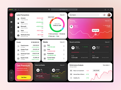 Fintech Web App UI Design best web design fintech fintech web app modern ui ui ux ui ux design web app web application design web design web interface design web ui web ui design