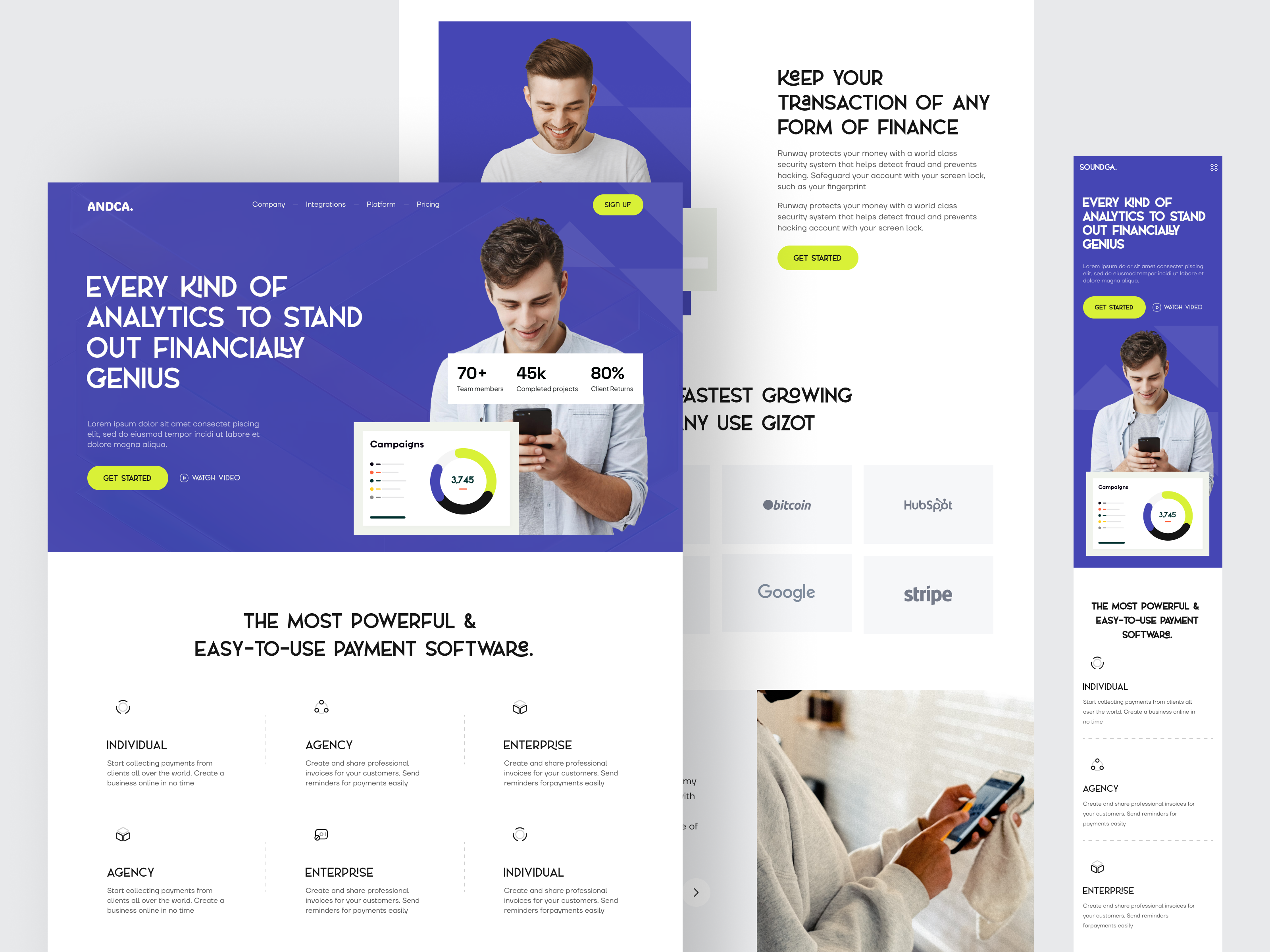 Example of Landing Page Design