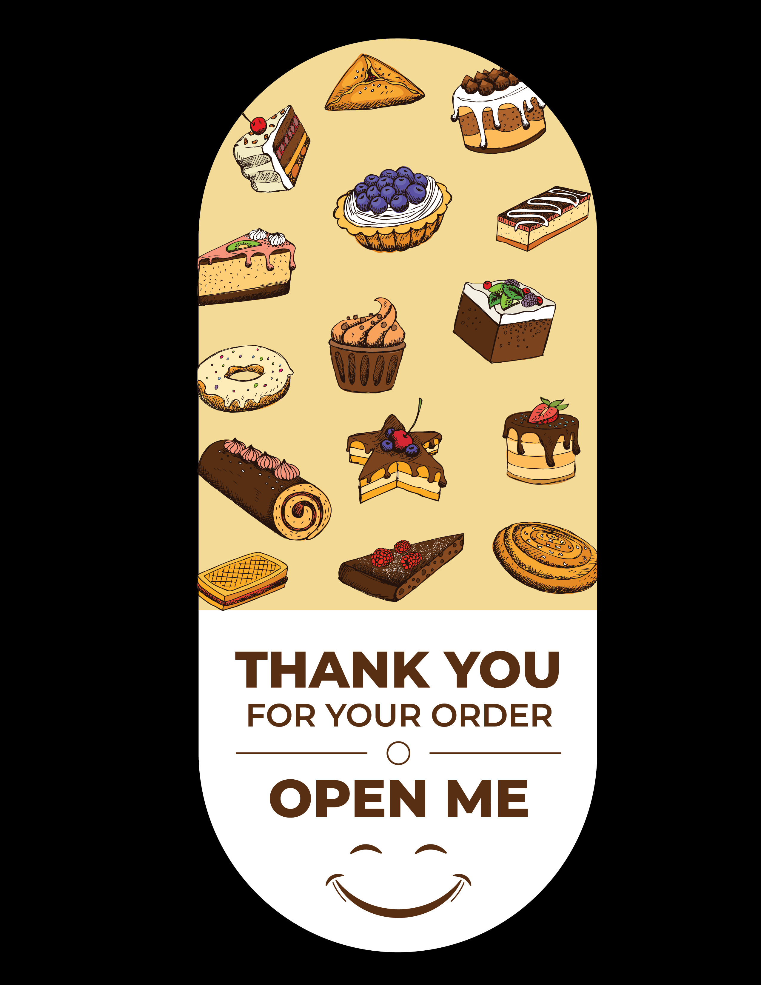 Loise Pastry – Thank You Sticker Notes bakerydesign packagingdesign pastrybranding stickerdesign sweetbranding thankyoustickers
