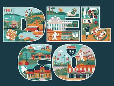 DELCO Lettering Illustration for Pilgrim Gardens branding design design studio digital art digital illustration graphic design illustration illustrator logo