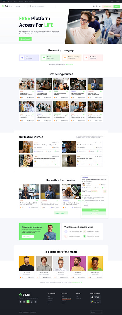 Tutoring Web branding graphic design logo ui