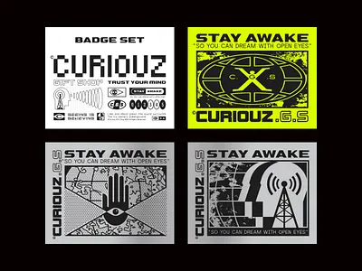 BADGES badges design graphic design typeface typography