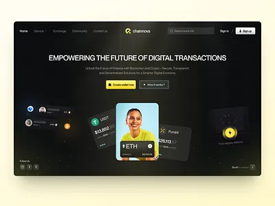 UI/UX for Blockchain ai analytics blockchain clean crm dashboard design management modern platform product saas ui ui design uiux ux ux design web website