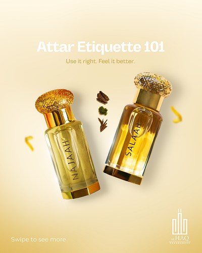 Scent Storytelling - Attar Carousel Design attar how to use